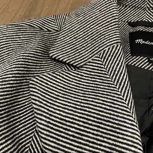 Madewell Averdon Coat in Herringbone Insuluxe Fabric - Picture 8 of 9